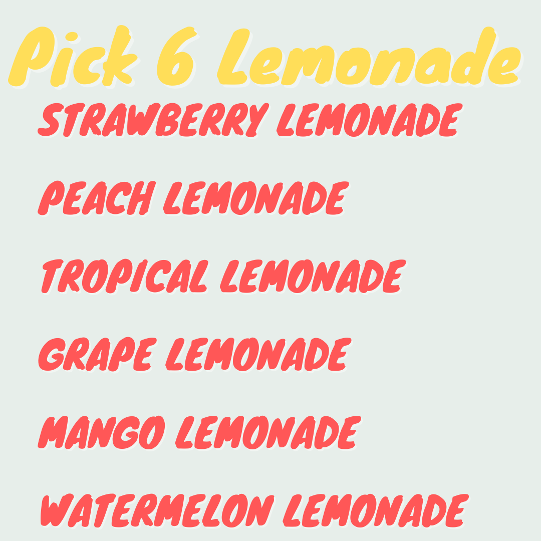 Pick 6 Variety of Bundles