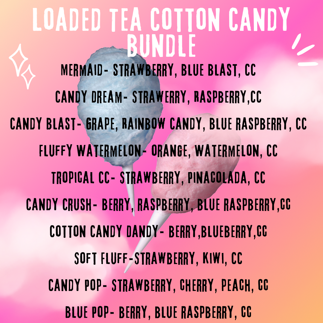 Individual Cotton Candy Teas
